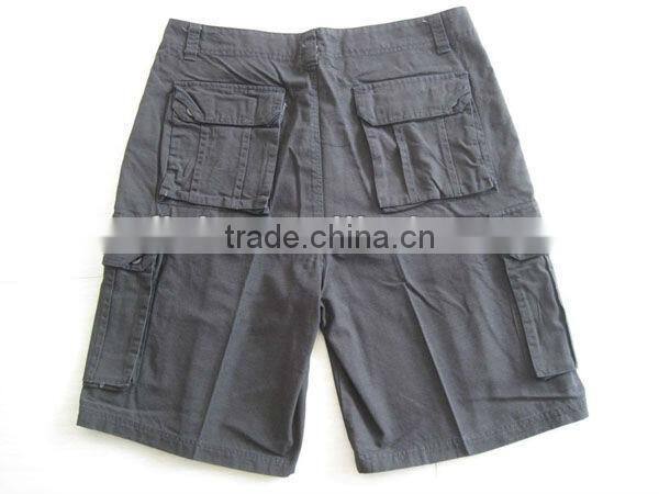 9389 overstock casual solid mens cotton shorts