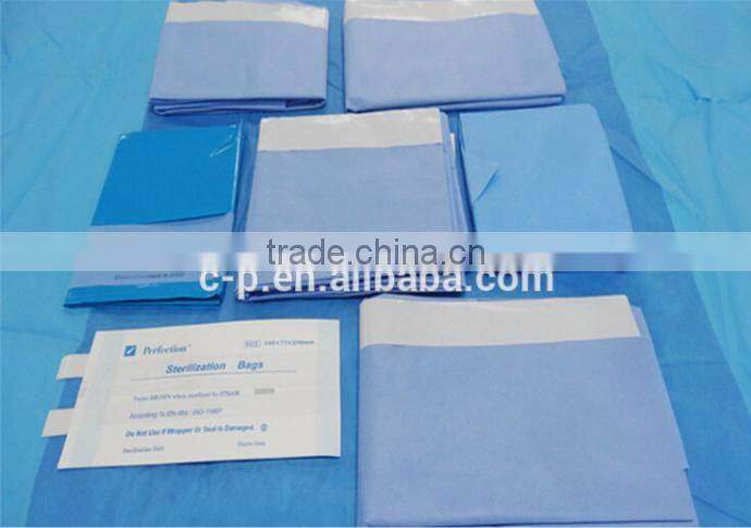 Bottom Price Blue EO Sterile Surgical Basic Drape Packs Made in China