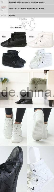 2ssd0303 hidden wedge 4cm heel hi-top sneakers
