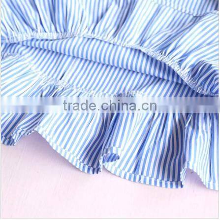 Fashionable wholesale girls clothing stripe tassles designer one piece mother daughter matching western style dress