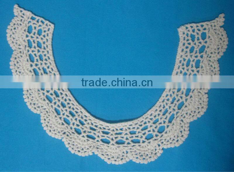 ladies garment cotton neck lace design