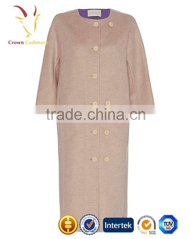 New Design Mongolian Women Cashmere Coat