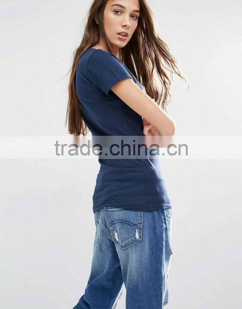 High quality oem wholesale t shirt custom printing Reasonable price t shirt for girl