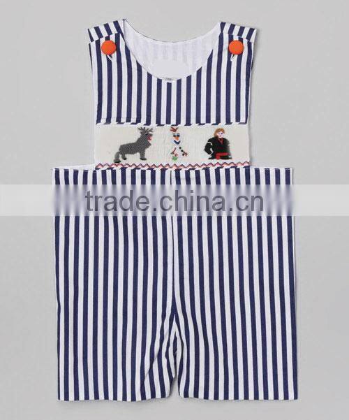 Frozen smocked boy longall for infant toddler 2014