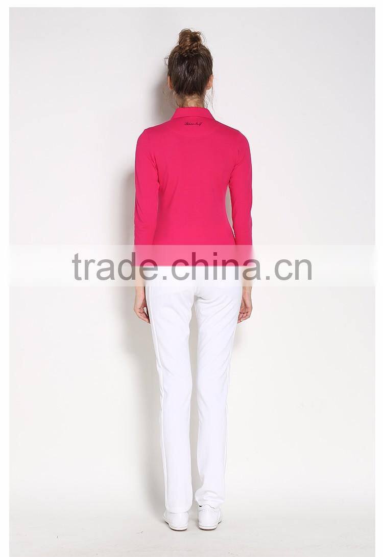 The latest design of high quality boutique wholesale ladies golf apparel golf pants