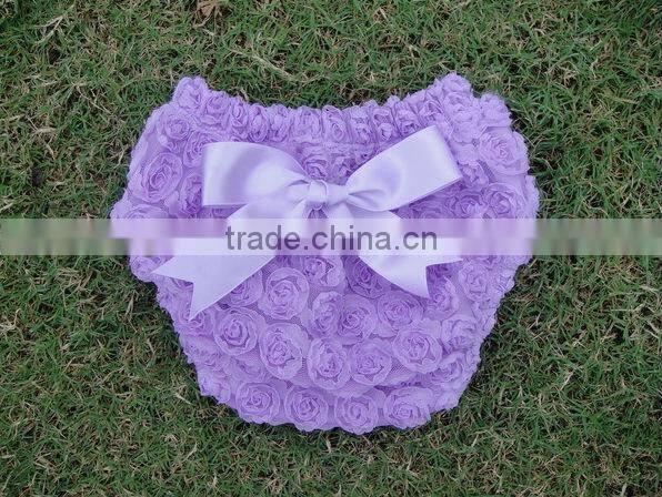 Cheap Knit Cotton Baby chiffon Ruffled Diaper Cover/PettiBloomers Kids Girls Underwear Cotton Fluffy Ruffle Cover Bloomer