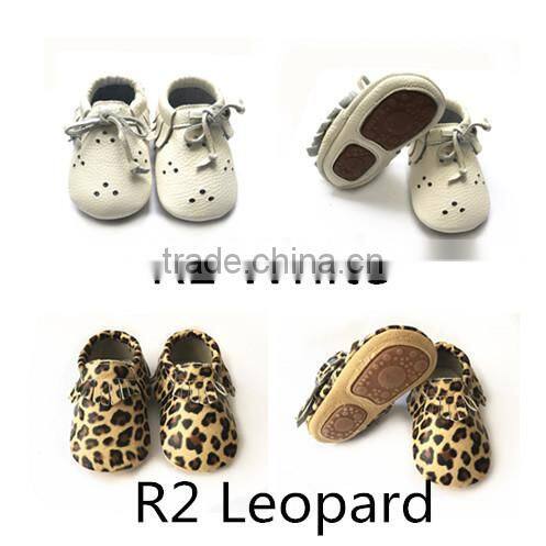 Wholesale shoes moccasins soft rubber sole baby shoes