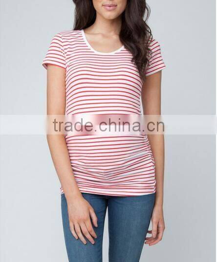 Wholesale maternity womens clothes cotton t-shirt 2017