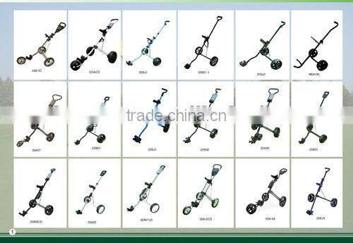 stainless steel push cart golf trolley