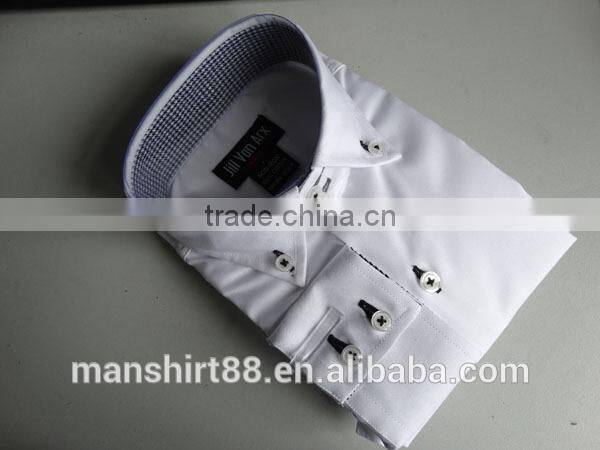 fashion boy's button-downs shirt underlap with ribbon on placket