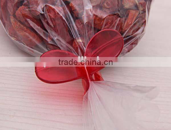 Plastic promotional Butterfly Bag seal clips
