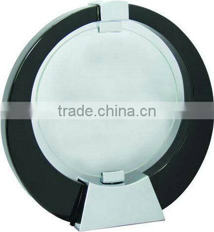 Factory Wholesale Customized Engraving Crystal Glass Trophy For Wooden base trophy KC-011