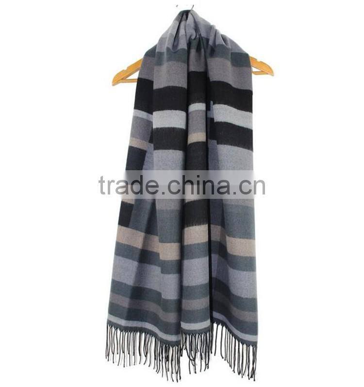 Factory supplier newest strip pashmina scarf from manufacturer