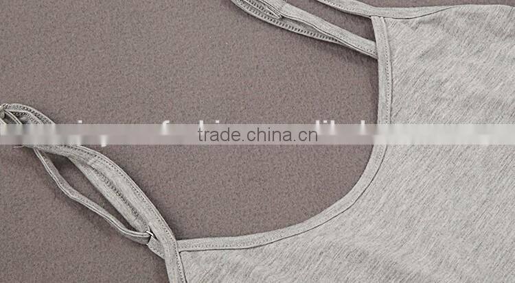 Wholesale Sleeveless Sexy Spaghetti Strap Backless Solid Color Tank Top Blouse Ladies Plus Size Tops