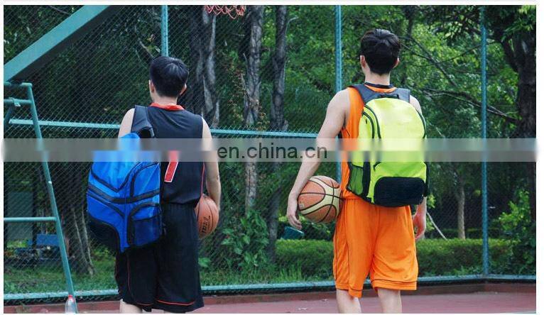 2016 hot sale high quality soccer backpack bag with ball holder