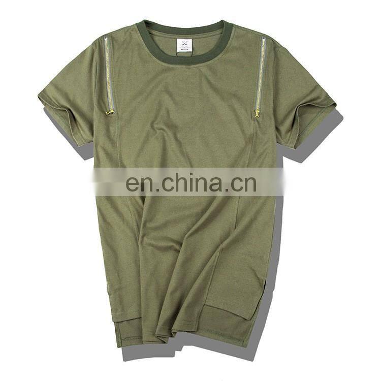 Custom men's long t shirts 6145