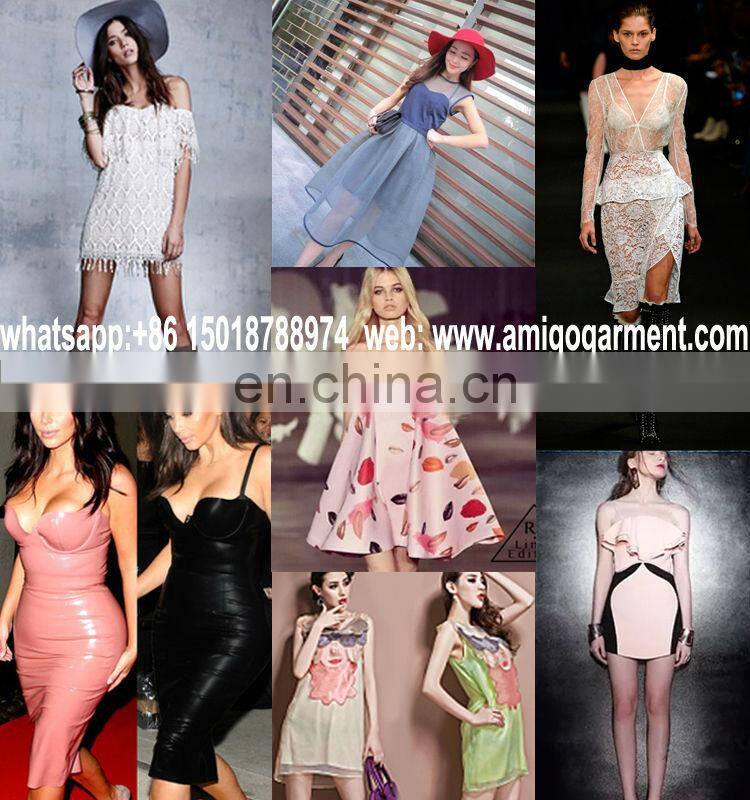 stretch knit women dress costume crochet dress