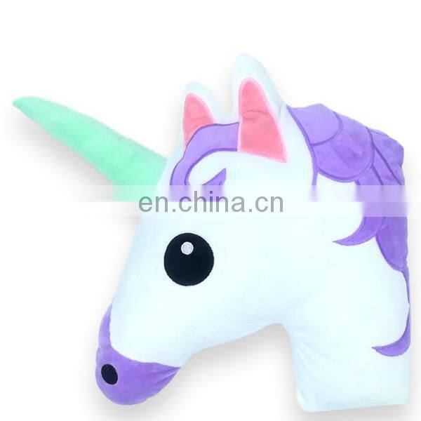 Fashion New Stuffed Plush White Unicorn Pillow Cushion Custom Cute Soft Unicorn Plush Toy