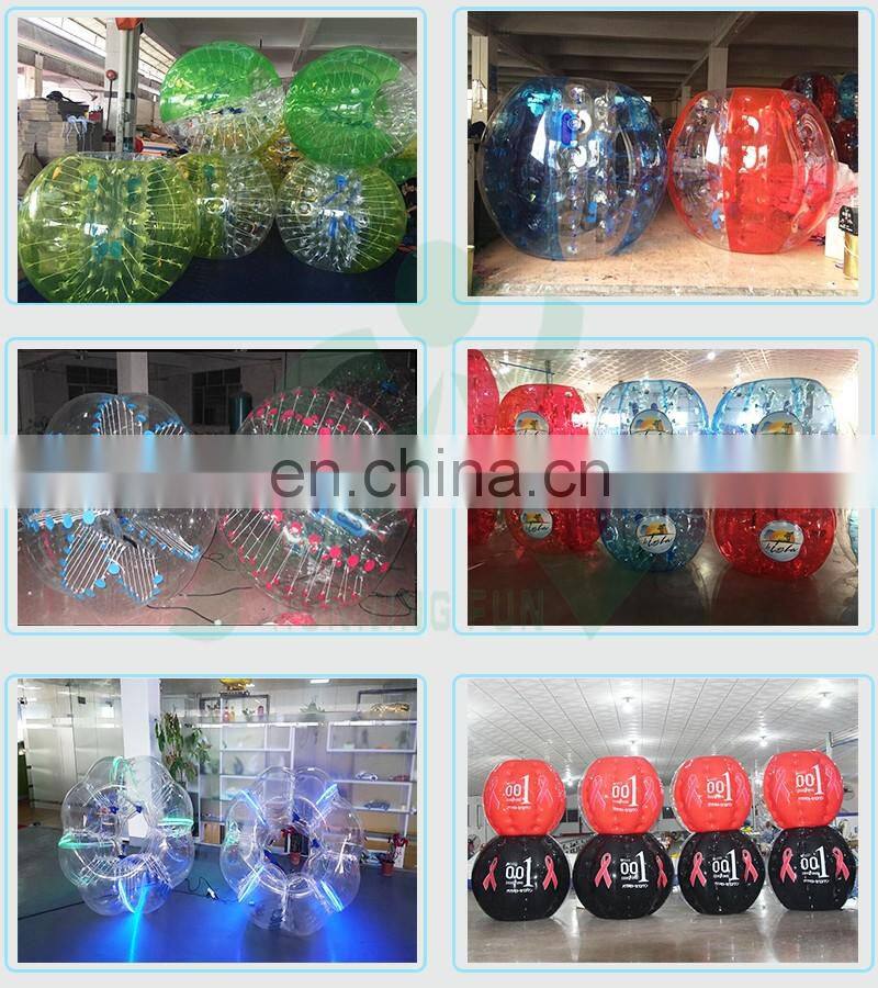 Factory price PVC/TPU body zorb ball,inflatable bubble ball games,inflatable human bubble