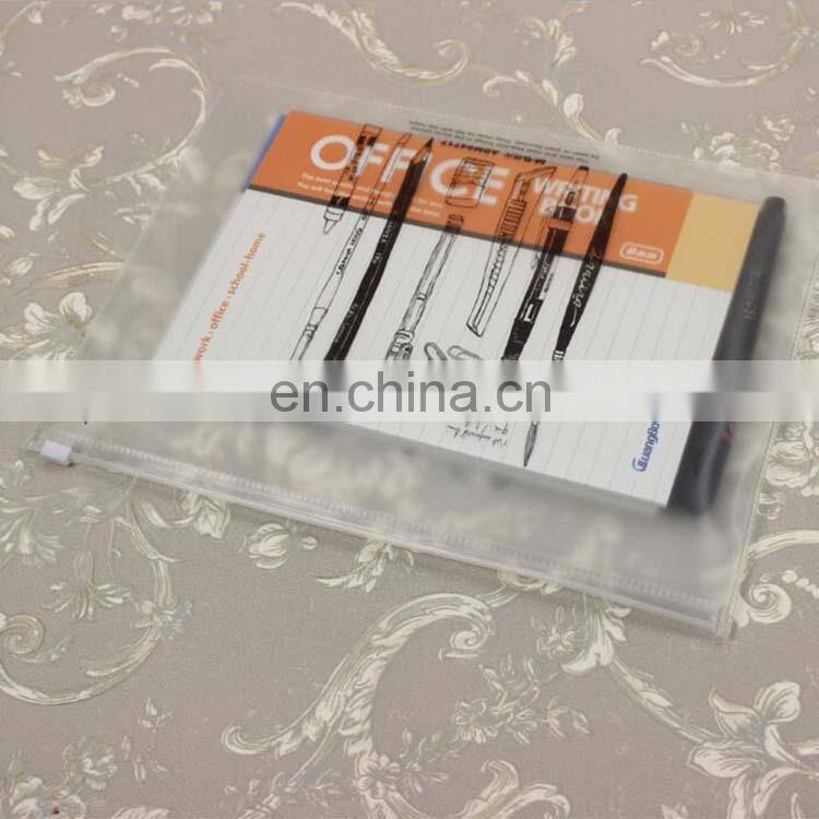 Custom Design China factory wholesale high quality custom printing pvc stationery plastic pens packaging zipper bags