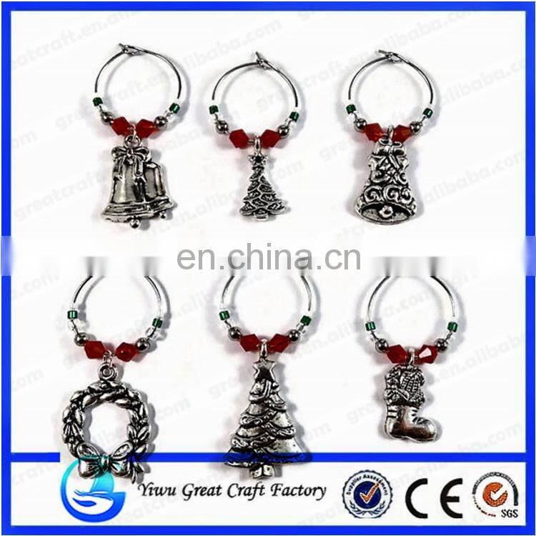 Catholic Christmas wine charms wine glass charms