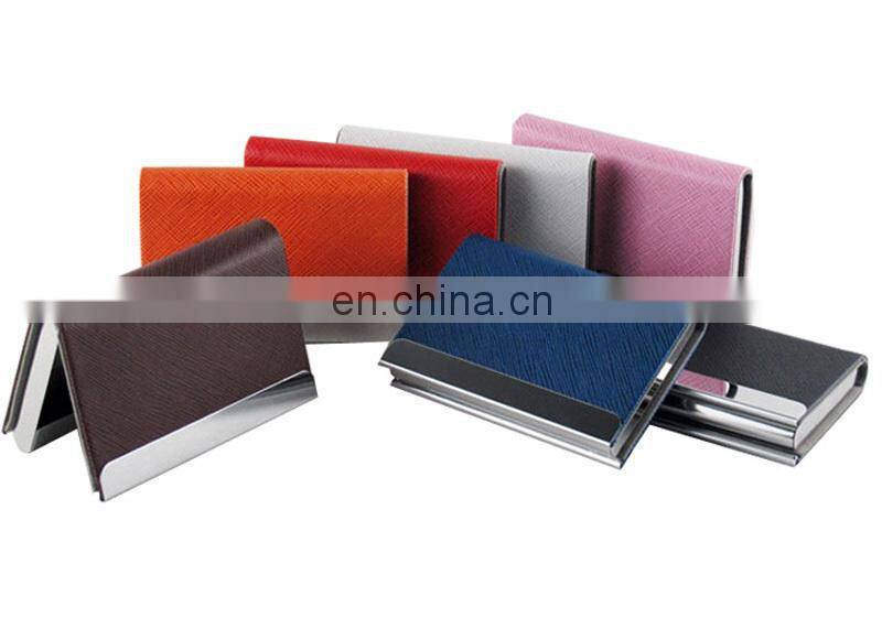 Personalized logo stainless steel name cards case