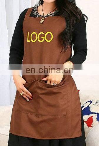Customized logo cotton apron kitchen