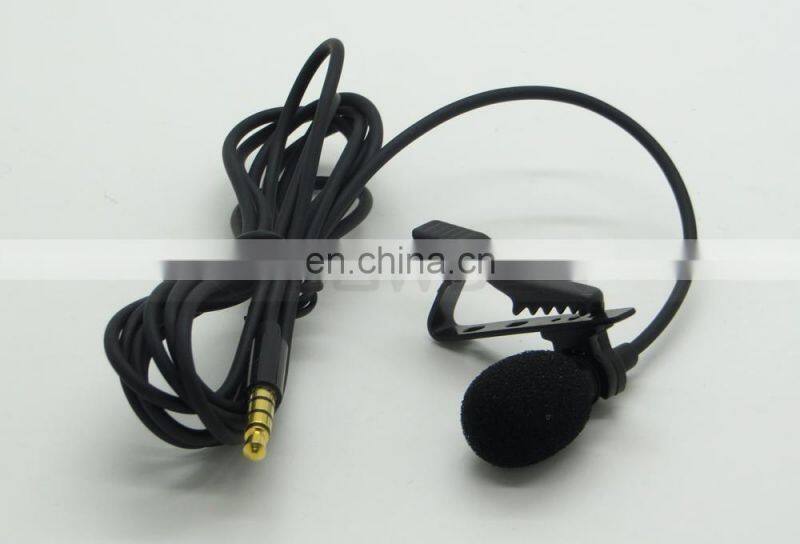 Lavalier Lapel Clip-on Recording Microphone for IOS Devices Android Devices Desktop Computer and Cameras