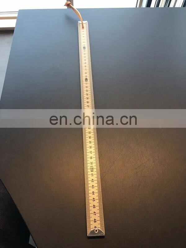 Wood Ruler Measuring Metric and 50cm Scale With double Metal Edge