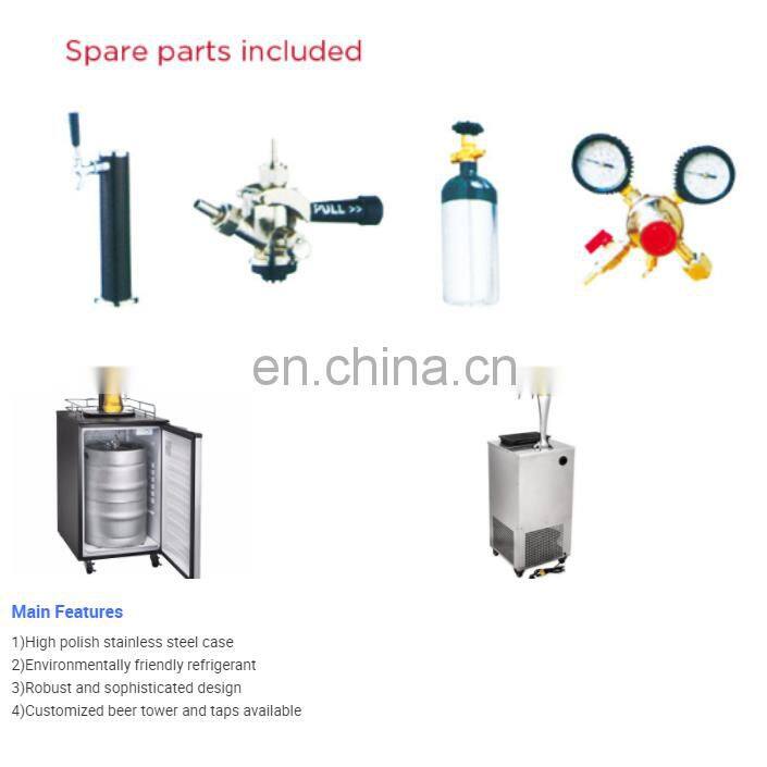 two taps in one tower draft beer dispenser Wine Beverage Dispenser