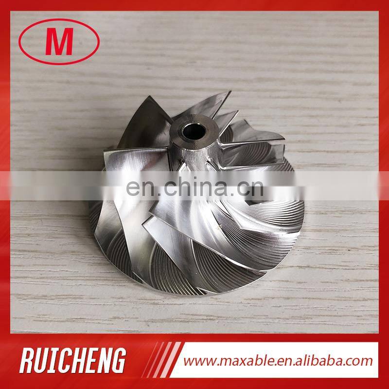 CT12 6+6 blades 43.08/58.03mm 17291-67010 turbocharger milling/aluminum 2618 /billet compressor wheel for 17201-67010