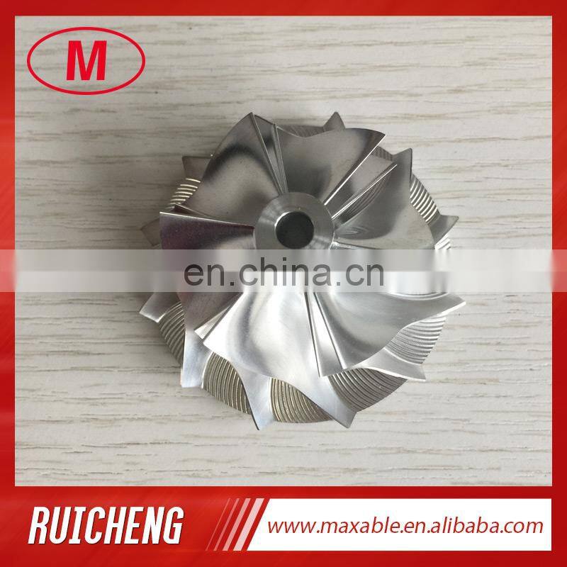 CT26 43.20/58.00mm 6+6 blades high performance Turbo milling/aluminum 2618/billet compressor wheel