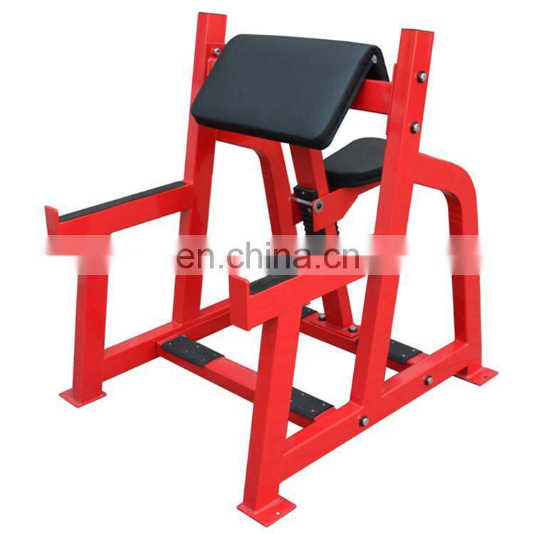 professional fitness equipment gym machine Seated arm curl