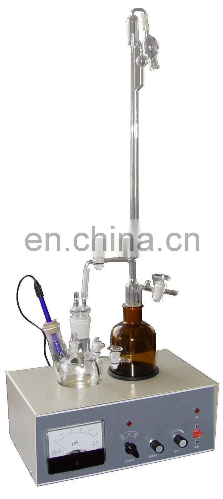 Manual Karl Fischer Method Water Content Tester