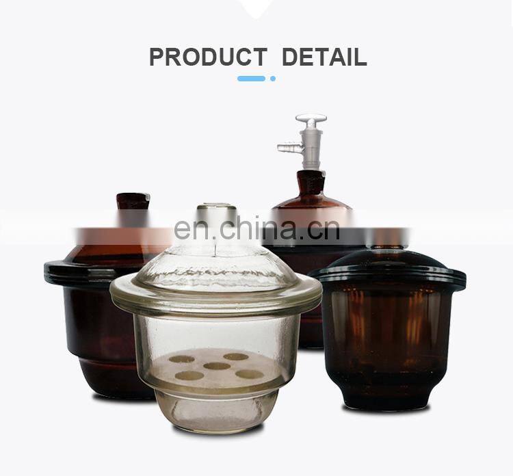 JOAN Lab Glass Vacuum Desiccator Container With Plate Super Dry Desiccant