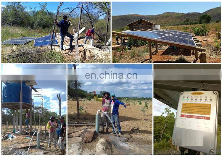 2020 wholesale dc solar submersible deep well water pump with external controller BMP505