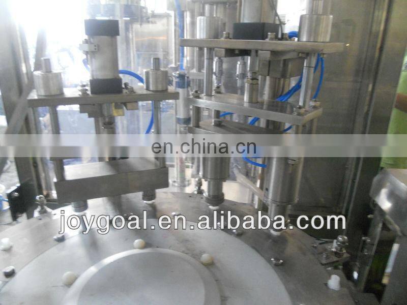 Best Service juice stand up spout pouch filling and capping machine