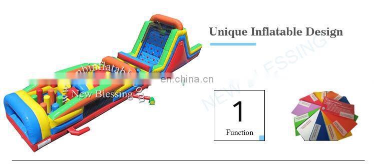 Hot-sale adult kids suited challenge games inflatable obstacle course