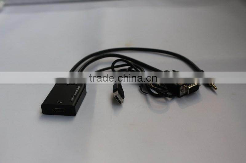 opp bag vga to HD converter with usb