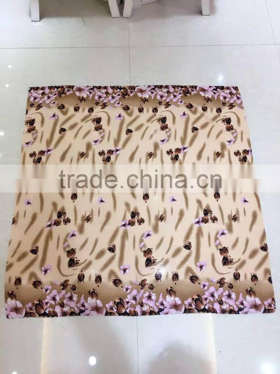 newest design softy cotton printed muslim square scarf 2016 women shawl wrap