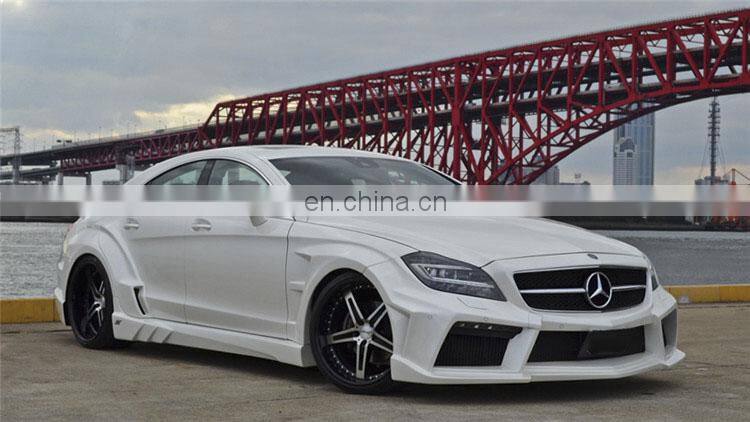 Perfect fitment VTT style wide body kit for Mercedes Benz cls class w218 front bumper rear bumper side skirts fender  spoiler