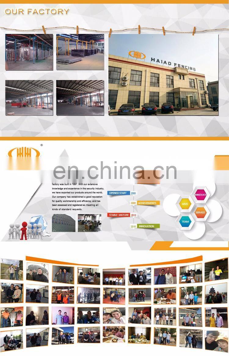 Canada Market Galvanized Steel Temporary Fence for Sale