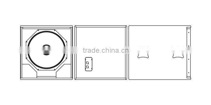 Trade assurance, 18 inch passive subwoofer for coaxial speaker system