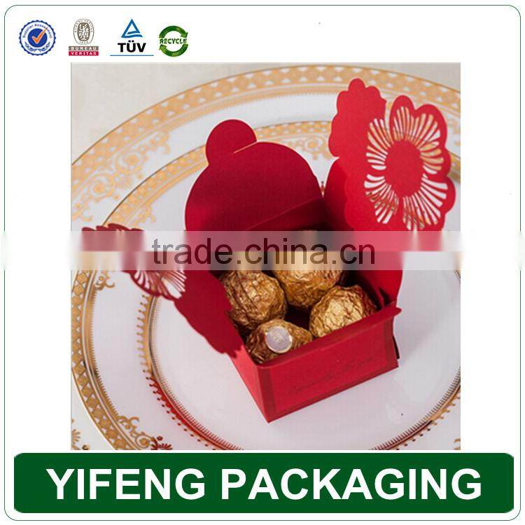 Customized small paper gift box wedding favor box Indian wedding gift box