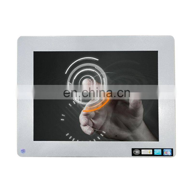 12" industrial VGA Metal Case Embedded Monitor Touch Screen LCD Display DC12V 2A