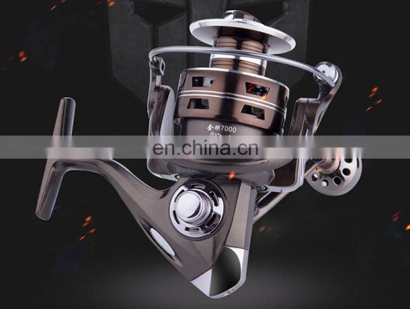 Quality 2000-7000 High Quality Technology 12+1 Bears Metal Body fishing reel sea Fishing Rod Reel reels pesca