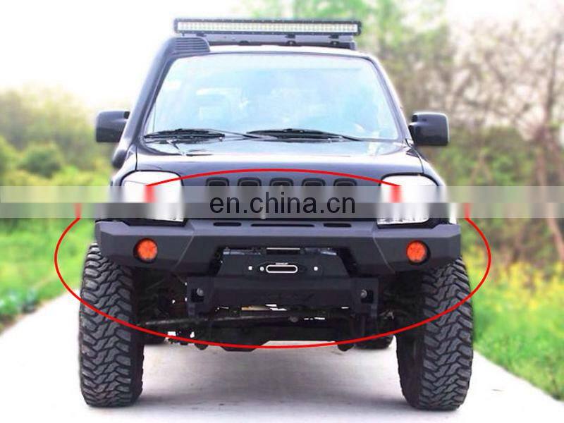 automotive parts & accessories auto body systems Body Kit Steel Front Bumper Guard bull bar for Suzuki Jimny Car parts Bumpers