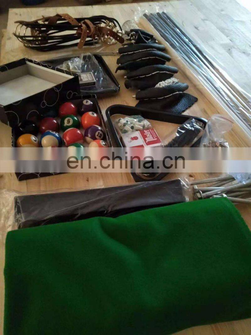 pool table accessory America ball/ cue /cloth /light/blue stone