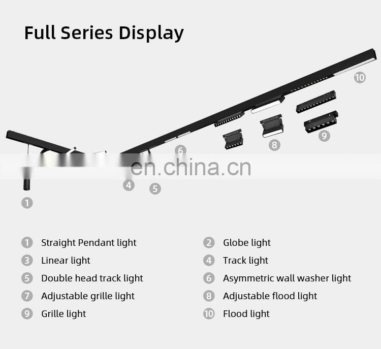 HUAYI Wholesale Price Modern Flood Lamp Clothing Shop 6w 12w Magnetic LED Track Light