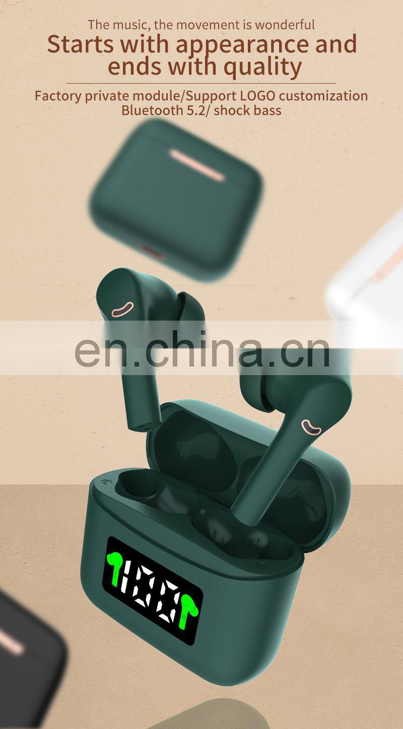 2020 V5.2 amazon hot private mode J5 tws earphones super bass earbuds wireless Gaming Headset Ear bud Headphone